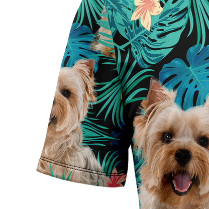 Yorkshire Terrier Tropical T0107 Hawaiian Shirt