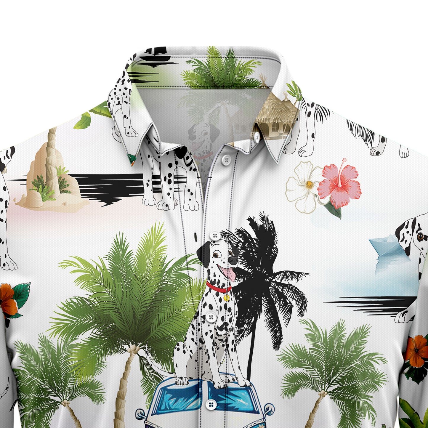 Dalmatian Vacation G5716 Hawaiian Shirt