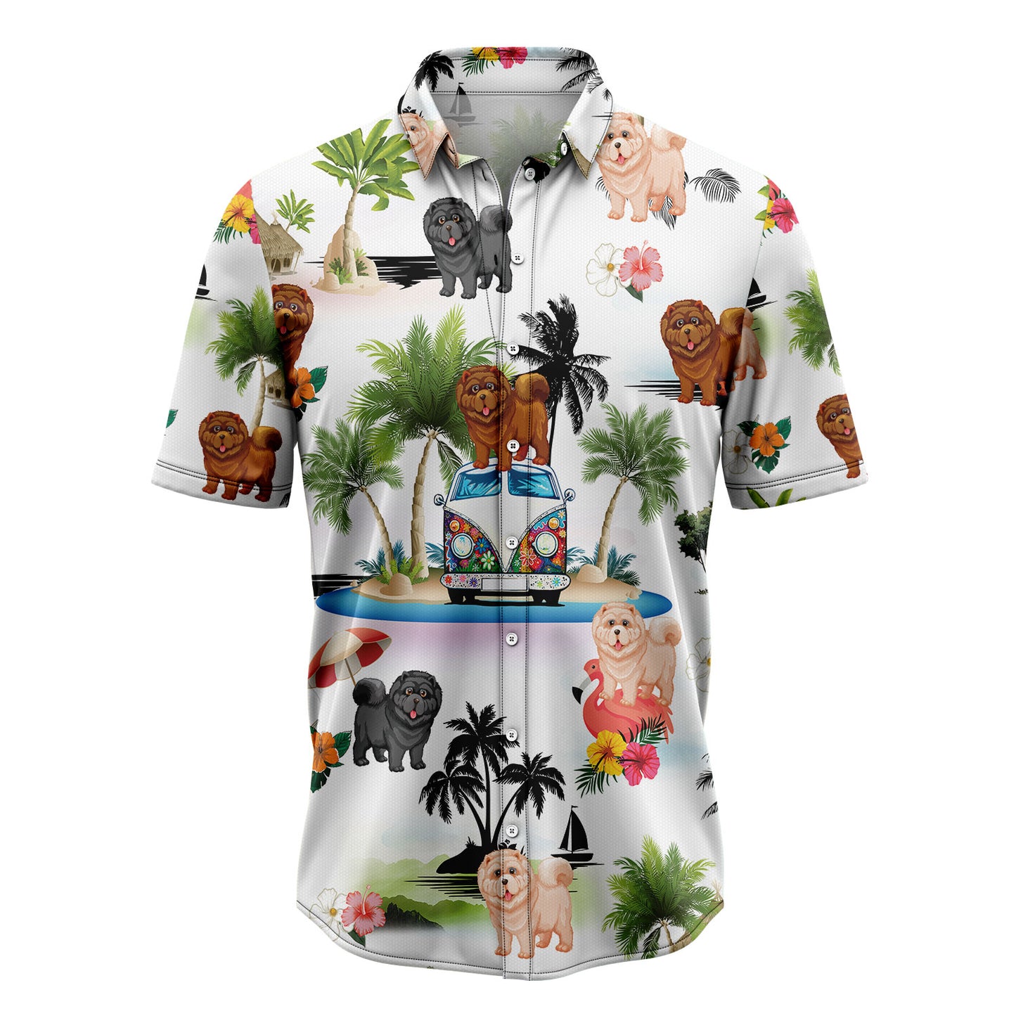 Chow Chow Vacation G5716 Hawaiian Shirt