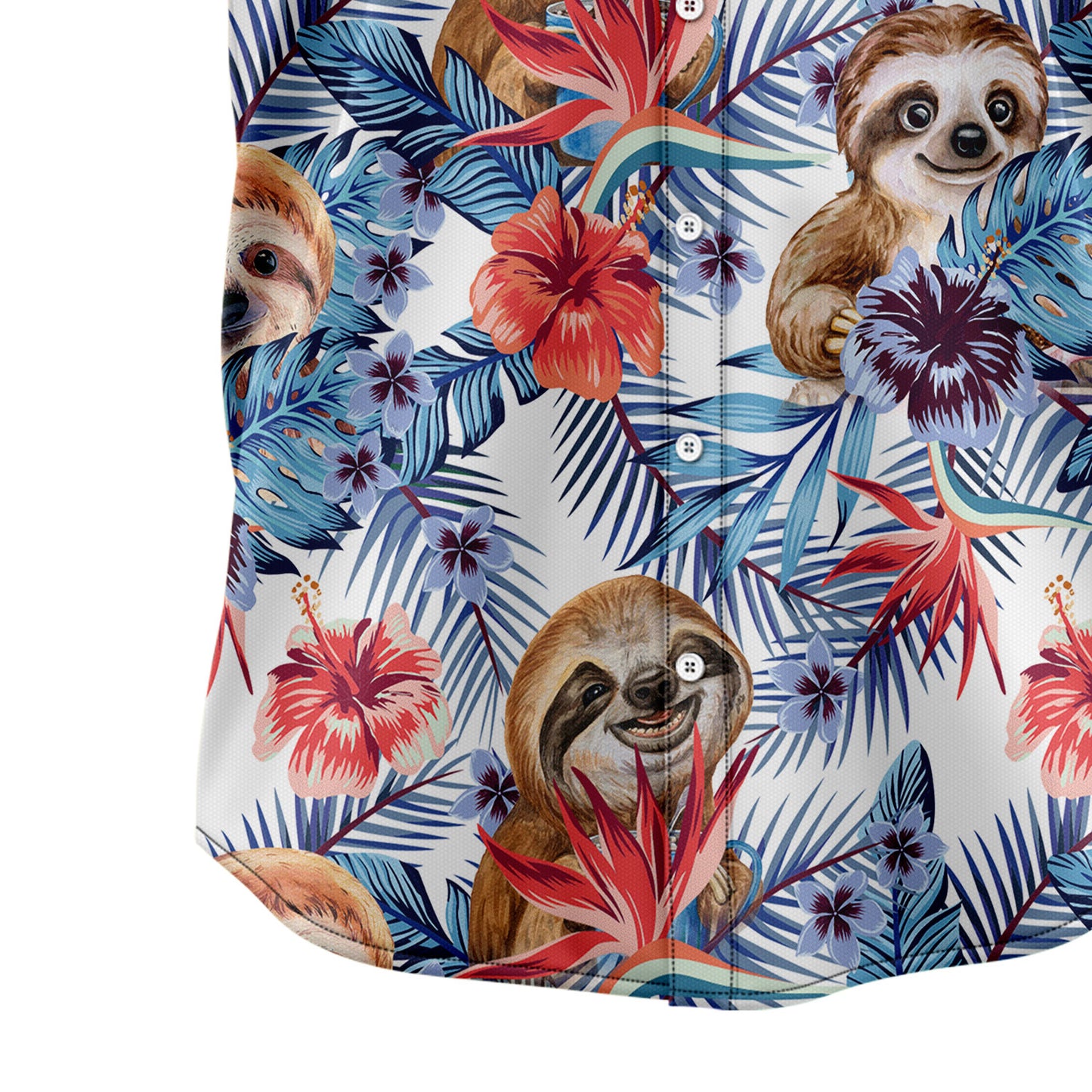 Sloth Tropical G5710 Hawaiian Shirt
