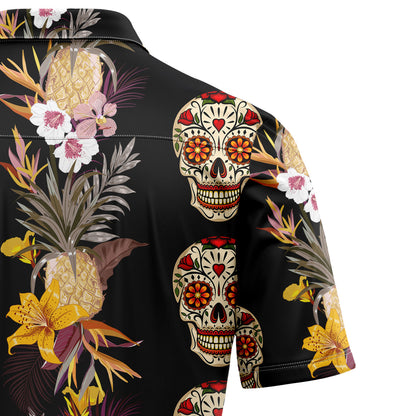 Skull Blooming Summer Flower T0707 - Hawaii Shirt