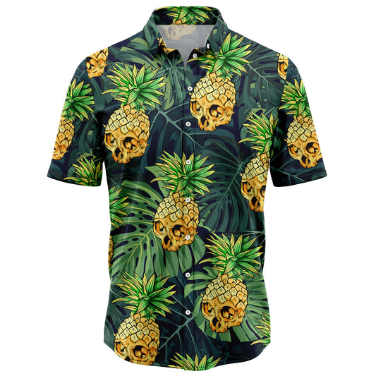 Skull Pineapple T0607 - Hawaii Shirt