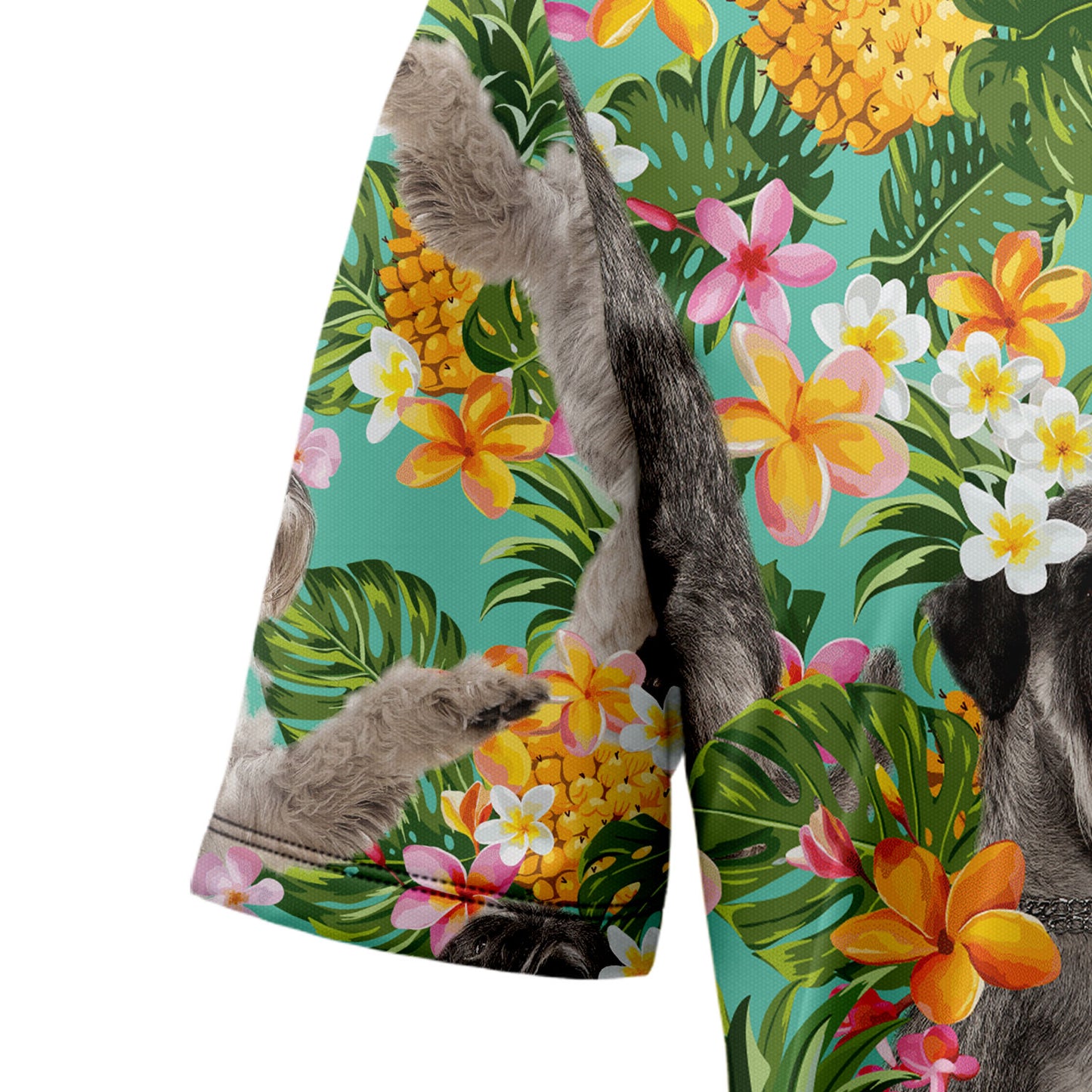 Tropical Pineapple Miniature Schnauzer H87056 Hawaiian Shirt