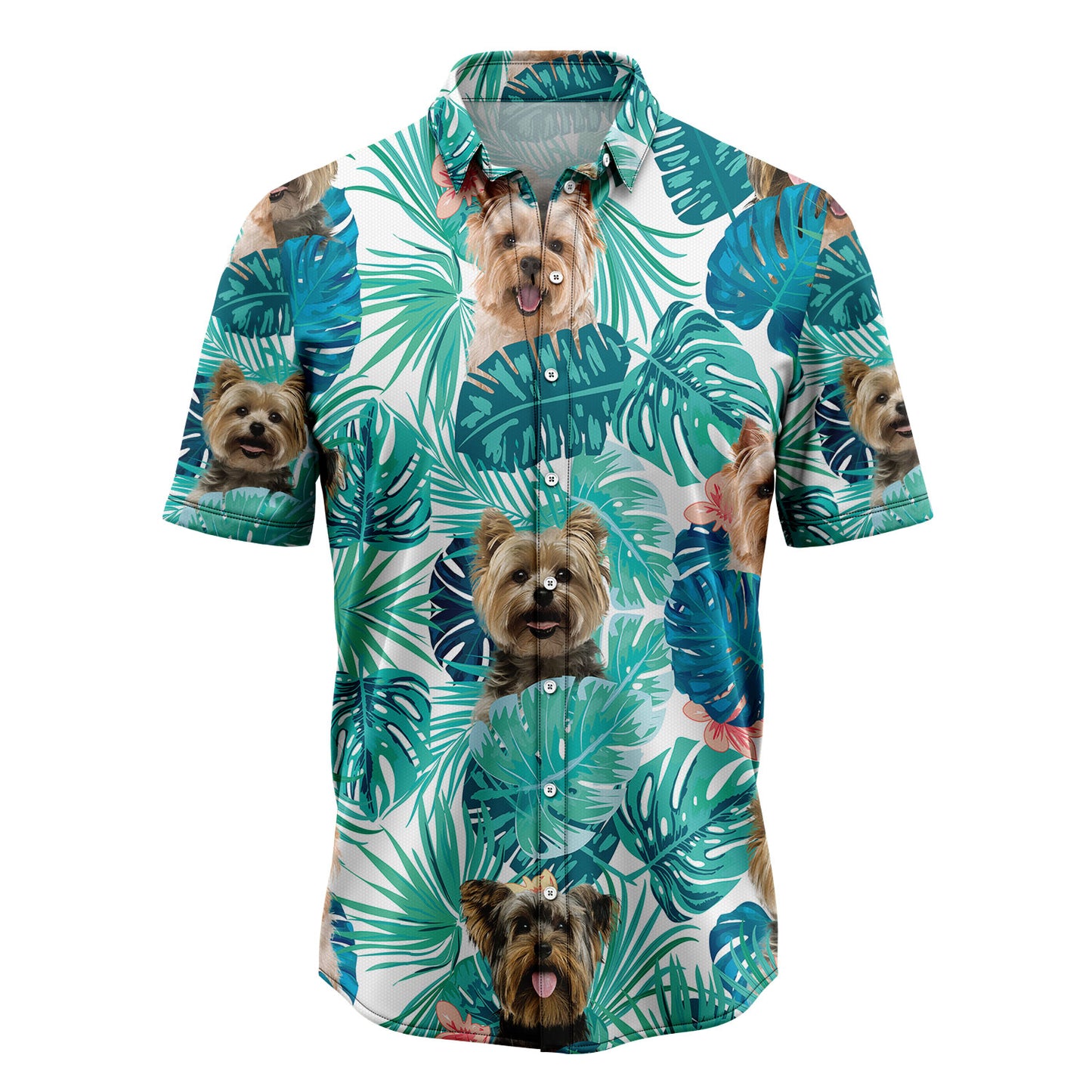 Tropical Yorkshire Terrier H2716 Hawaiian Shirt