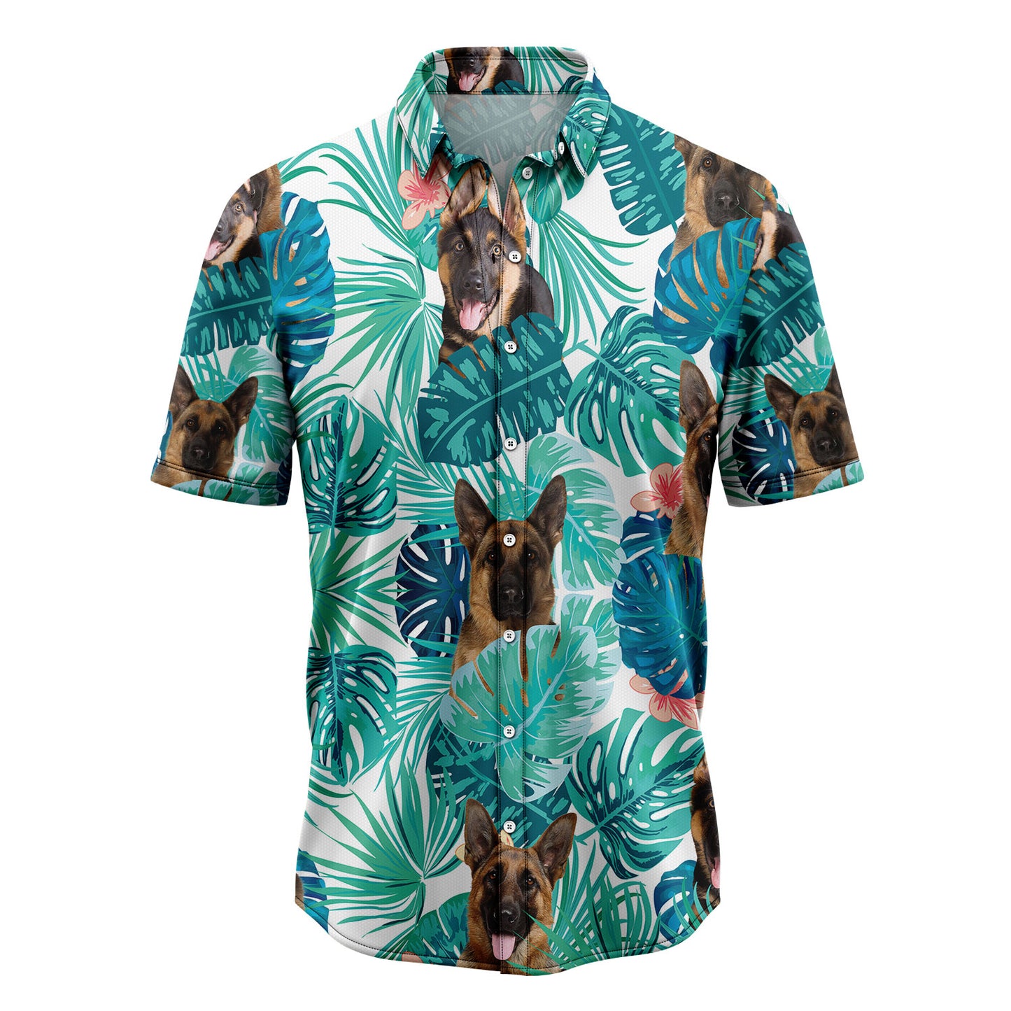 Tropical German Shepherd H2712 Hawaiian Shirt