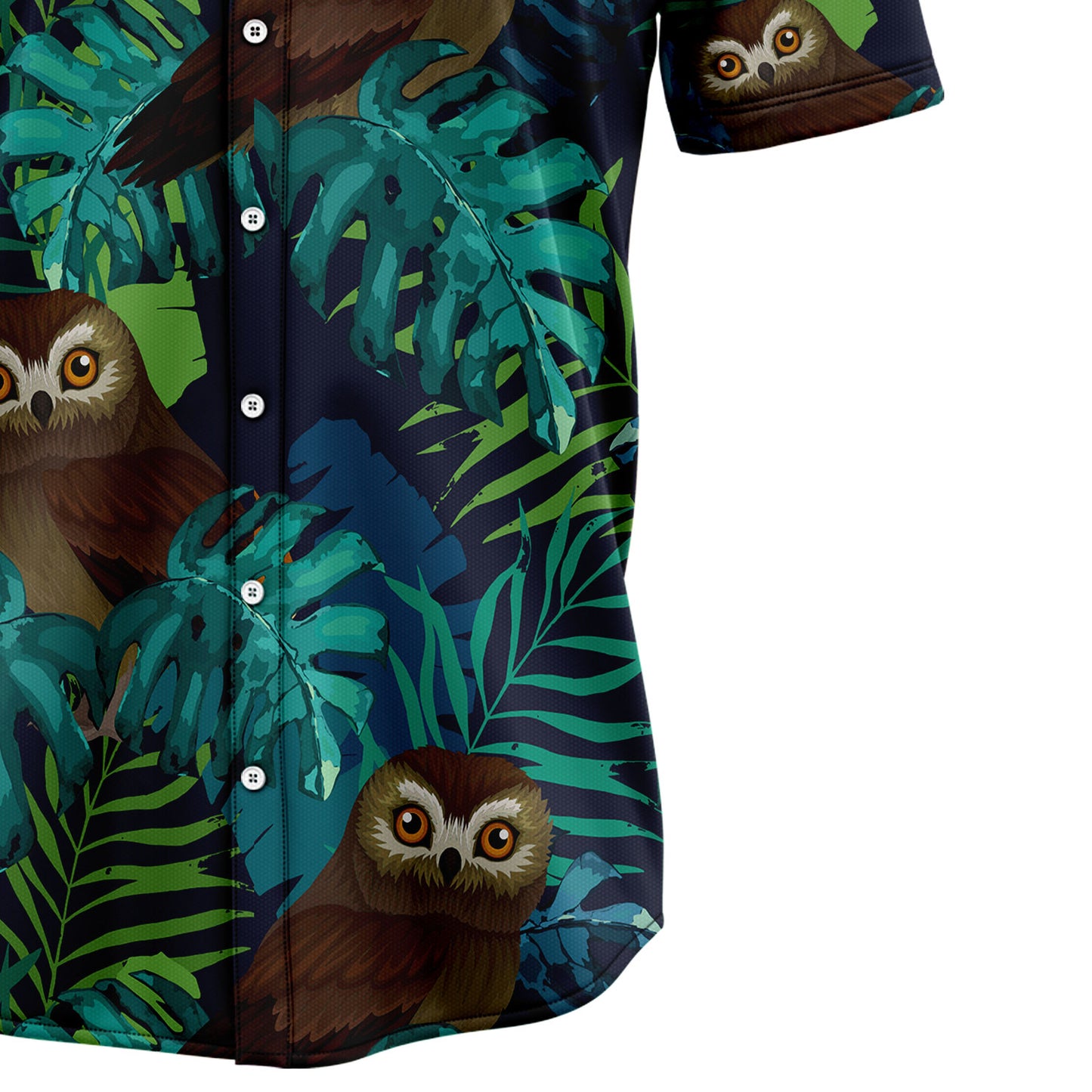 Tropical Owls H2767 Hawaiian Shirt