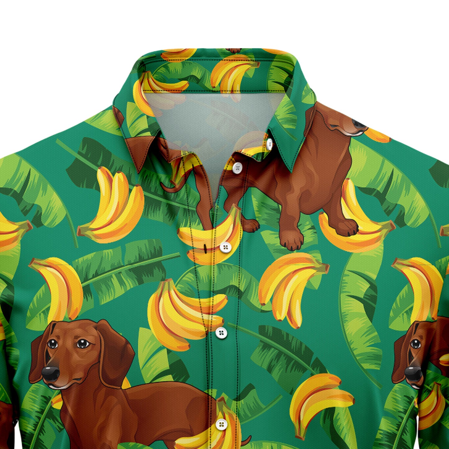 Tropical Banana Dachshund H3701 Hawaiian Shirt