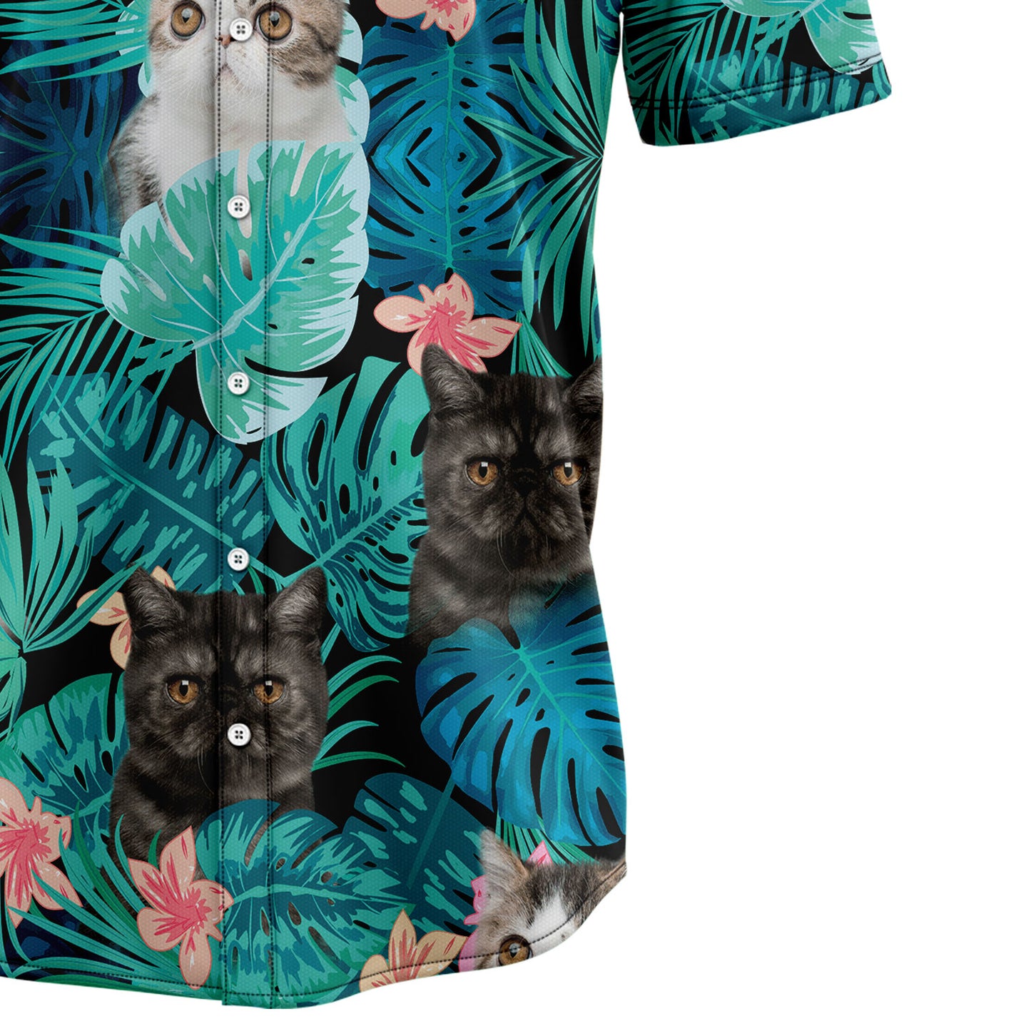 Tropical Exotic Shorthair G5702 Hawaiian Shirt