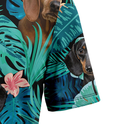 Tropical Dachshund G5701 Hawaiian Shirt