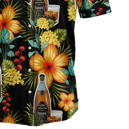 Whisky Colorful Floral T0807 Hawaiian Shirt