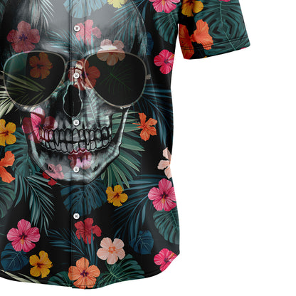 Skull Tropical T0107 - Hawaii Shirt