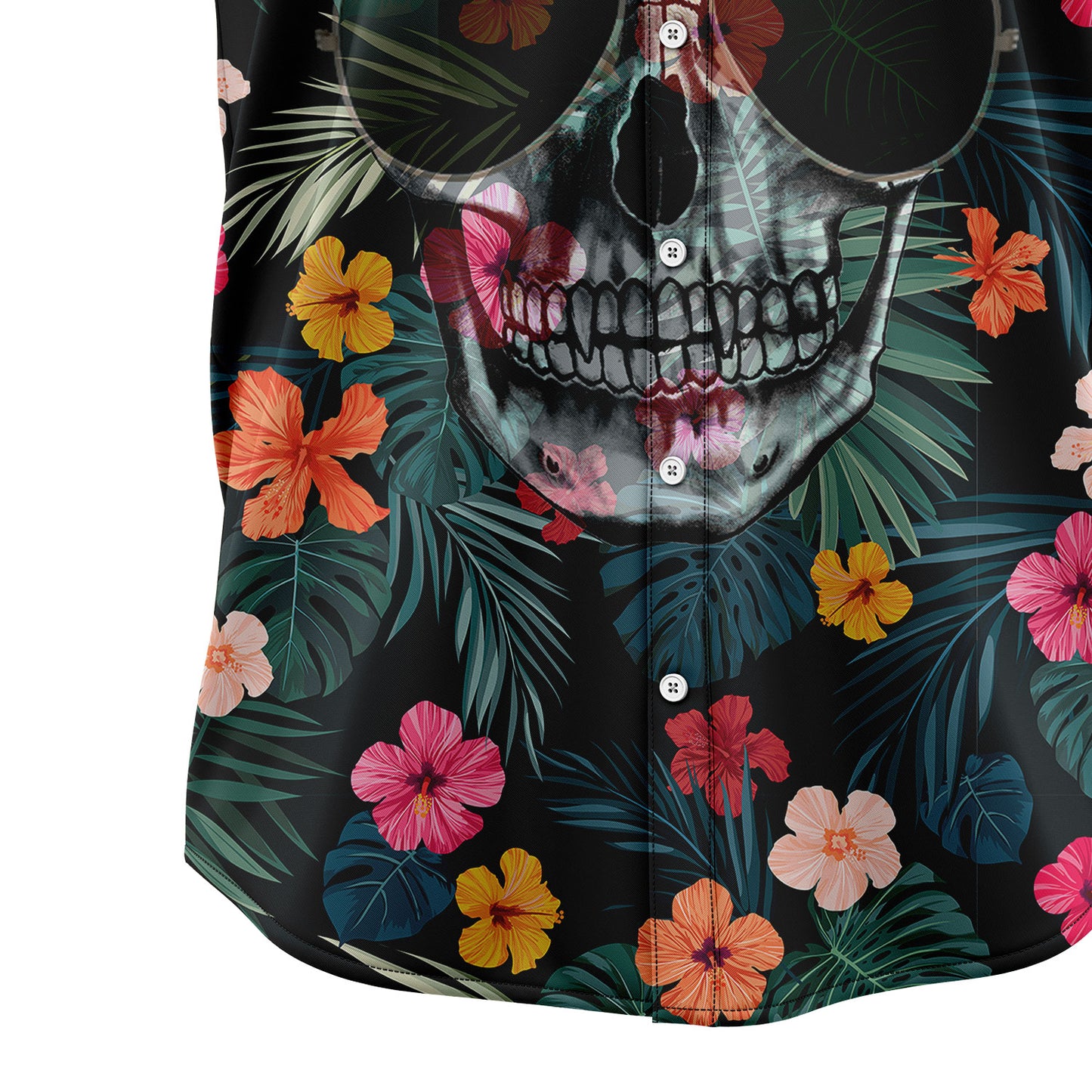 Skull Tropical T0107 - Hawaii Shirt