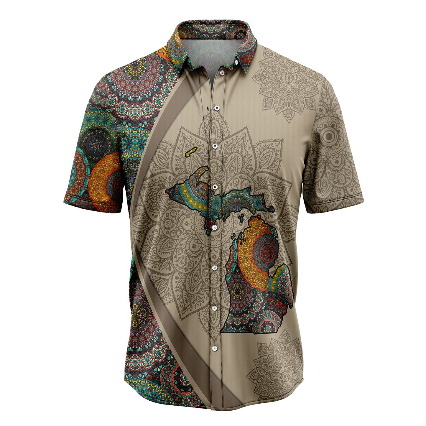 Michigan Mandala H27047 Hawaiian Shirt
