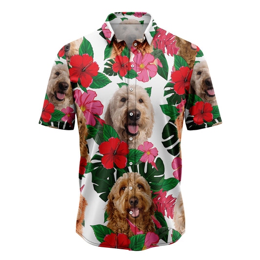 Goldendoodle Hibiscus D0907 Hawaiian Shirt