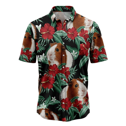 Guinea Pig Vintage Flower T0607 Hawaiian Shirt
