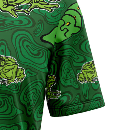Frog Green Pattern T0307 Hawaiian Shirt