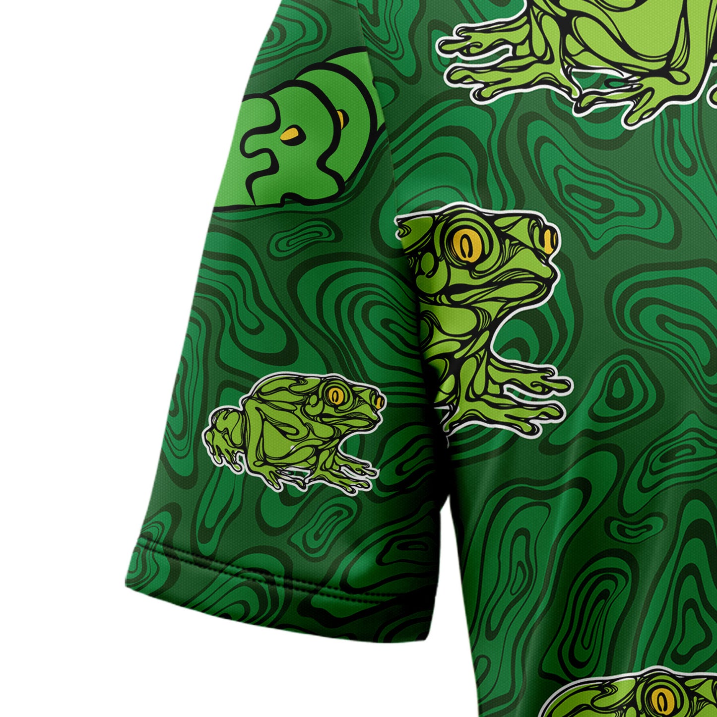 Frog Green Pattern T0307 Hawaiian Shirt