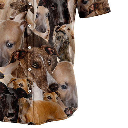 Greyhound Awesome D0207 Hawaiian Shirt