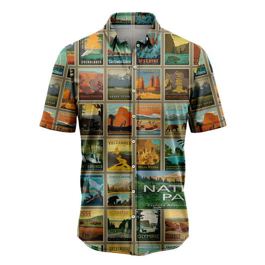 Explore 60 National Parks G5709 Hawaiian Shirt