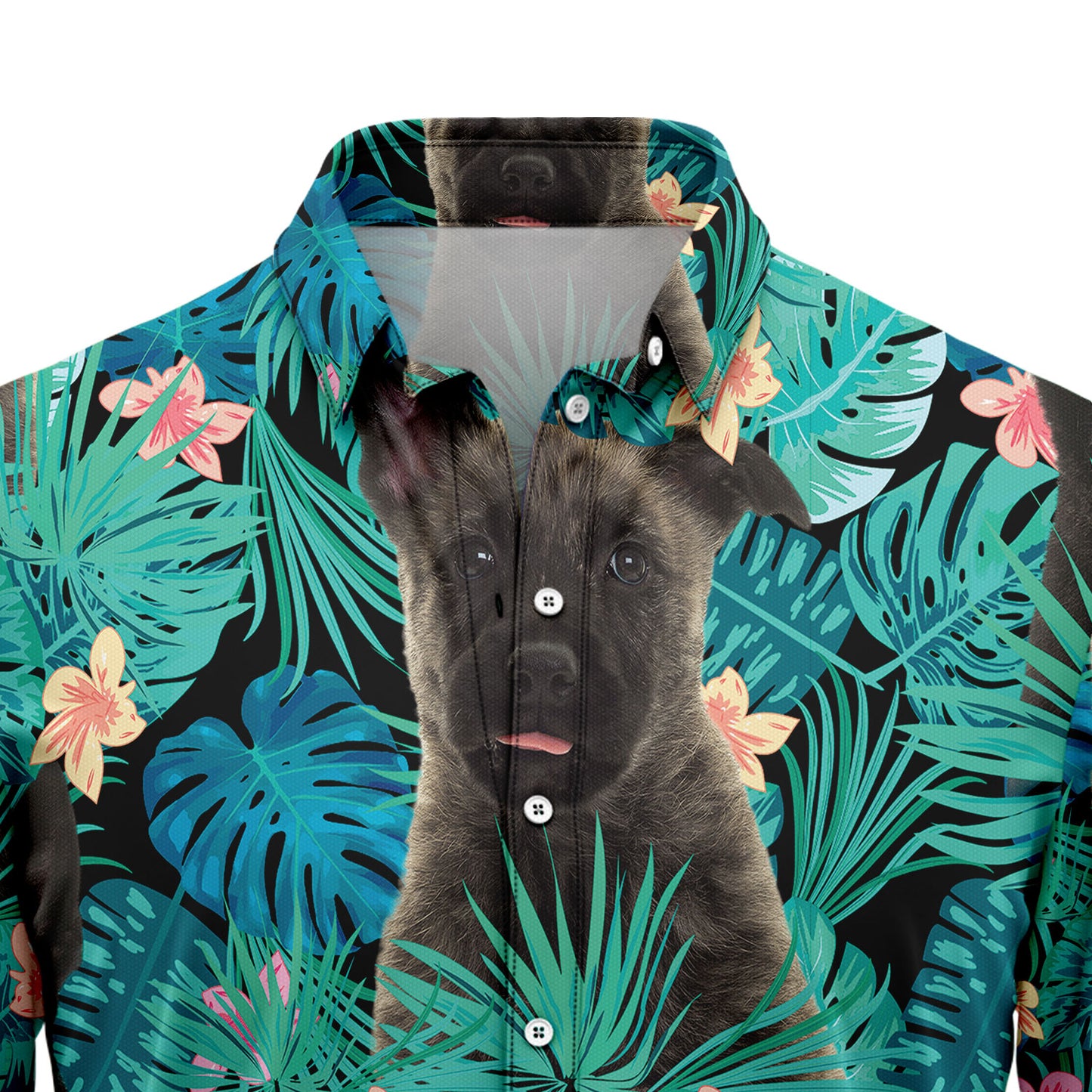 Dutch Shepherd Tropical T0307 Hawaiian Shirt