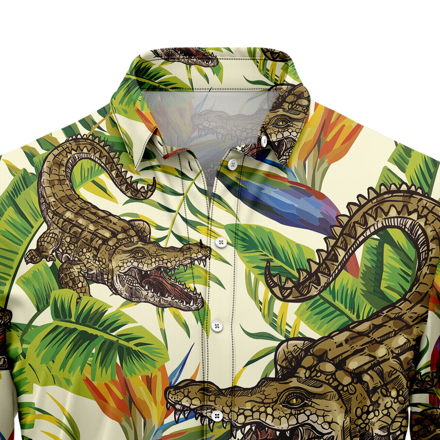 Crocodile Banana Palm D0907 Hawaiian Shirt