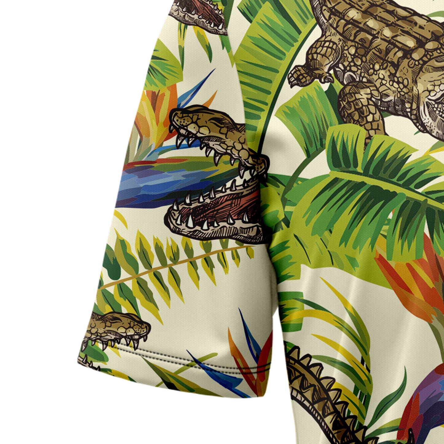 Crocodile Banana Palm D0907 Hawaiian Shirt