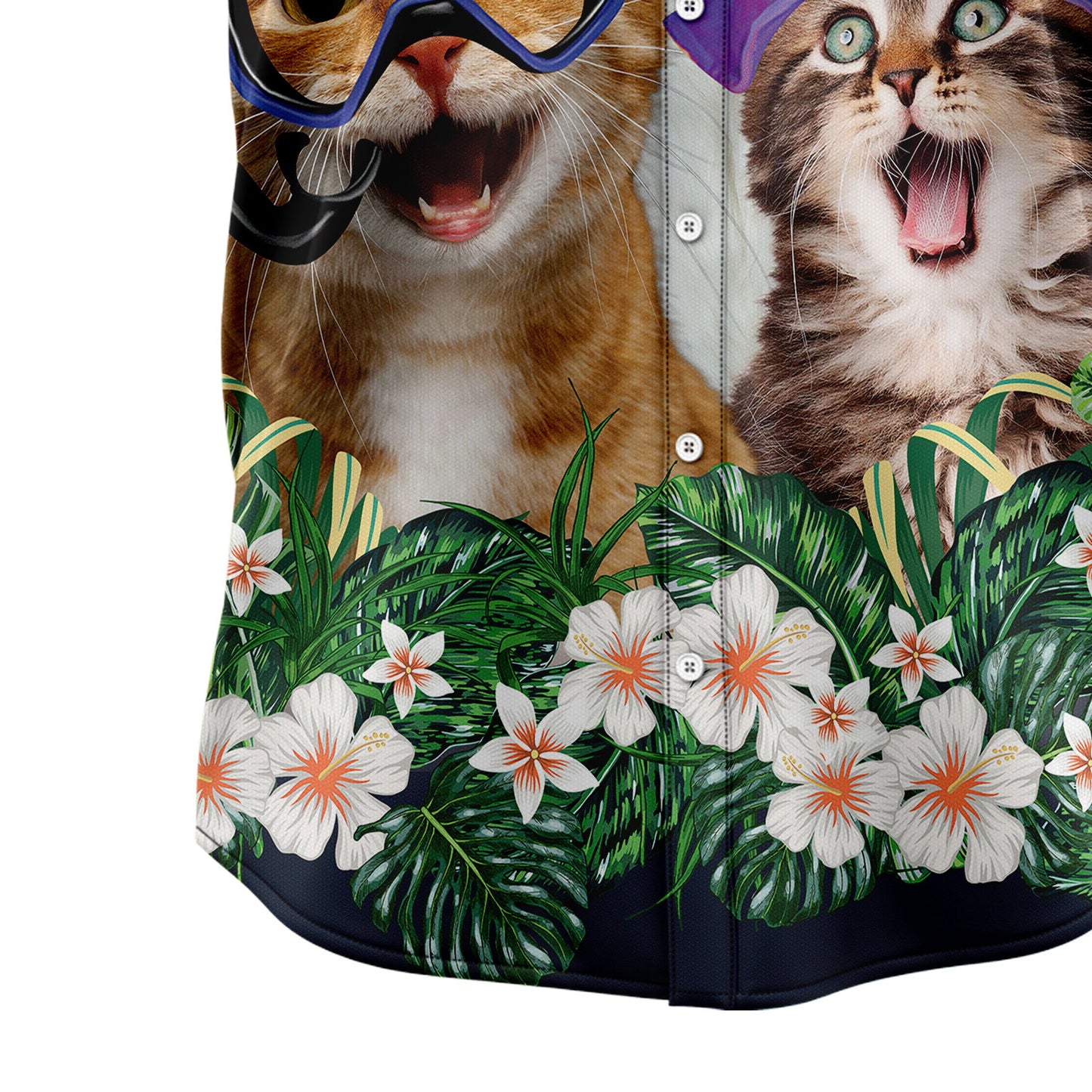 Cats Summer Beach T0707 Hawaiian Shirt