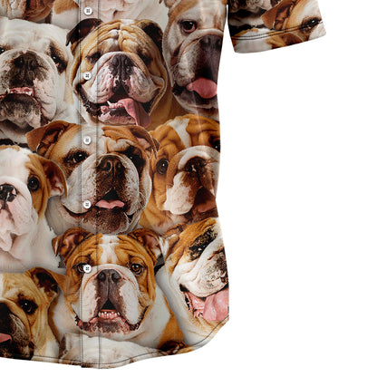 Bulldog Awesome D0107 Hawaiian Shirt