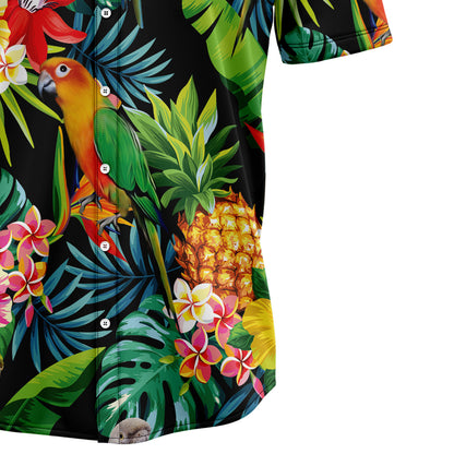 Hiding Parrot G5703 Hawaiian Shirt