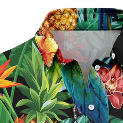 Hiding Parrot G5703 Hawaiian Shirt