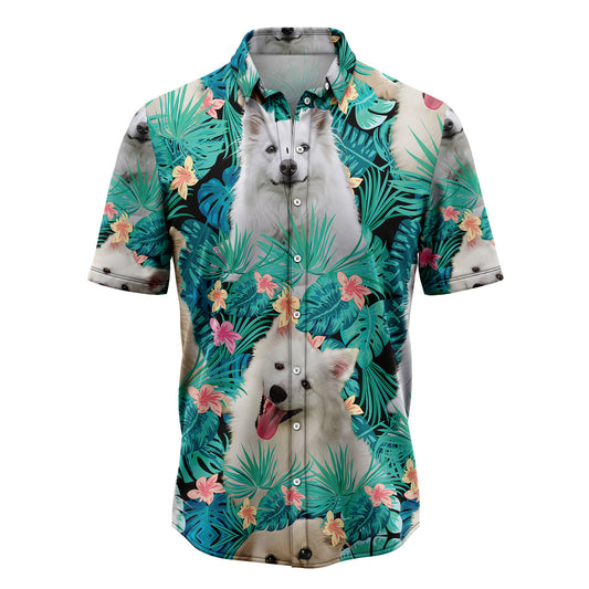 American Eskimo Dog Tropical T0307 Hawaiian Shirt