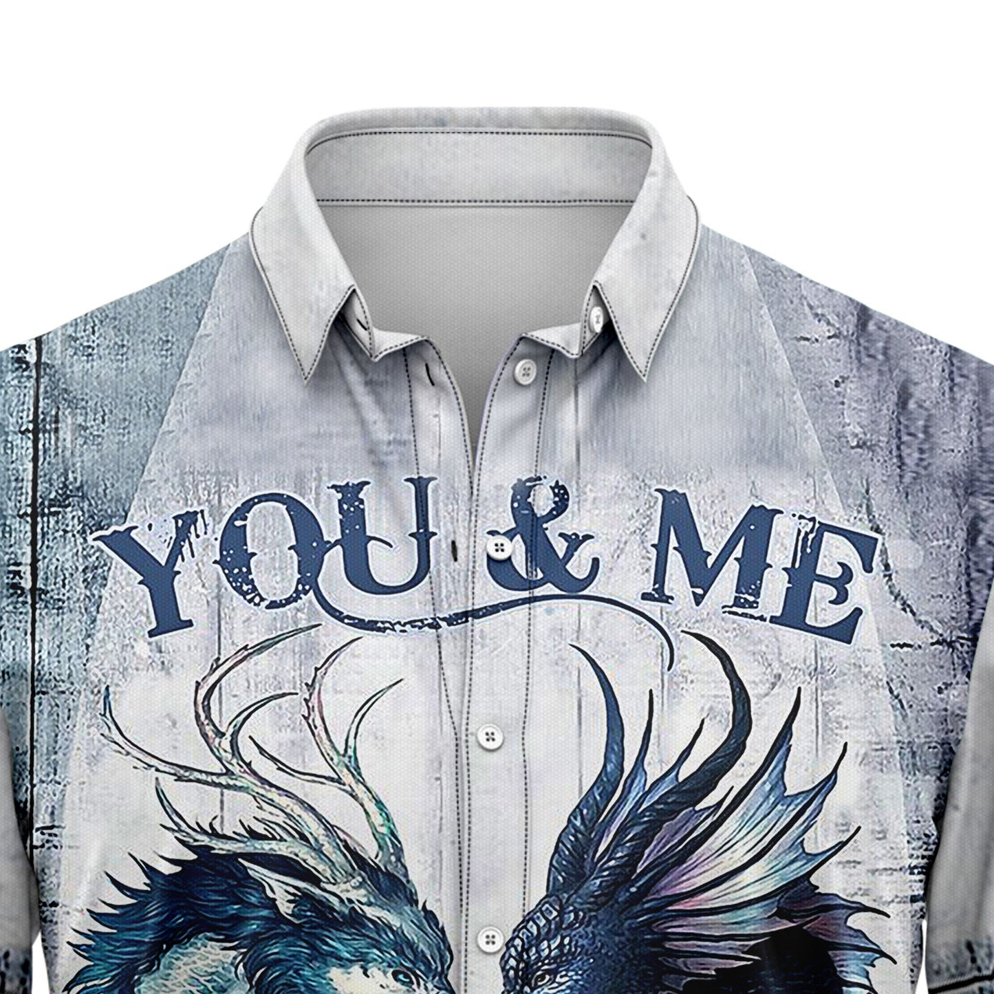 Dragon You And Me Hawaiian Shirt
