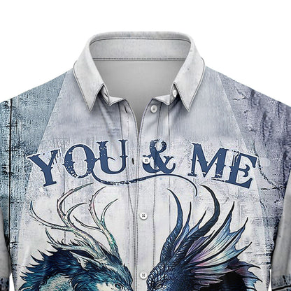 Dragon You And Me Hawaiian Shirt