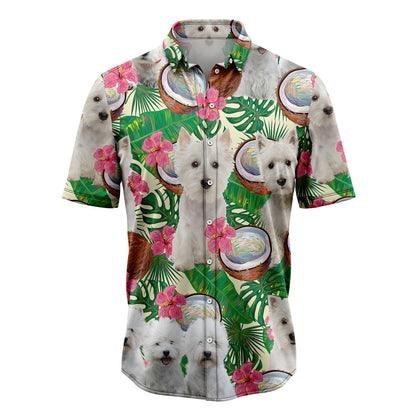 West Highland Terrier Tropical Coconut G5731 Hawaiian Shirt