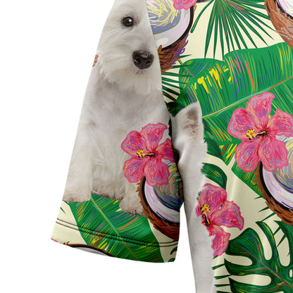 West Highland Terrier Tropical Coconut G5731 Hawaiian Shirt