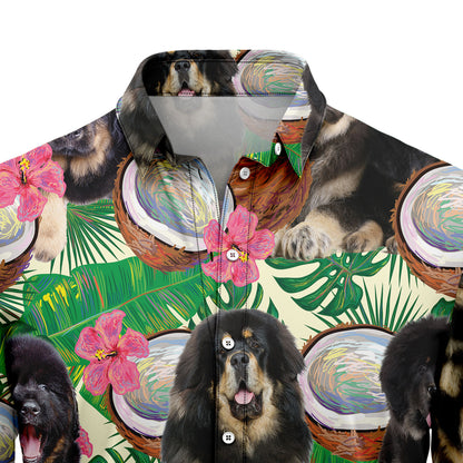 Tibetan Mastiff Tropical Coconut G5731 Hawaiian Shirt