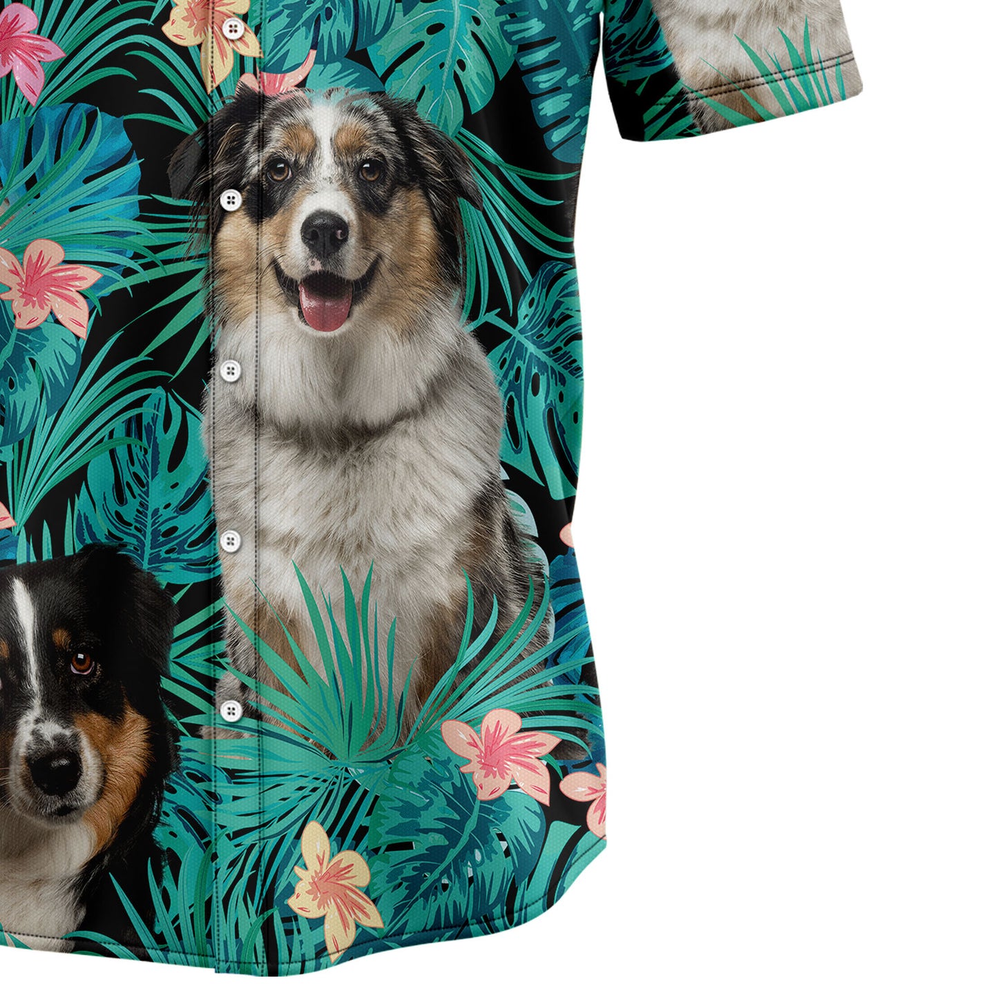 Australian Shepherd Tropical T0207 Hawaiian Shirt