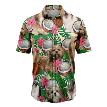 Lhasa Apso Tropical Coconut G5731 Hawaiian Shirt