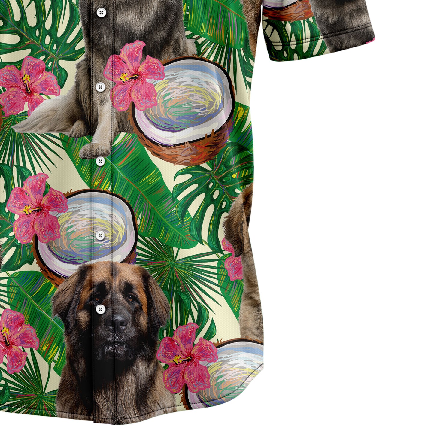 Leonberger Tropical Coconut G5731 Hawaiian Shirt
