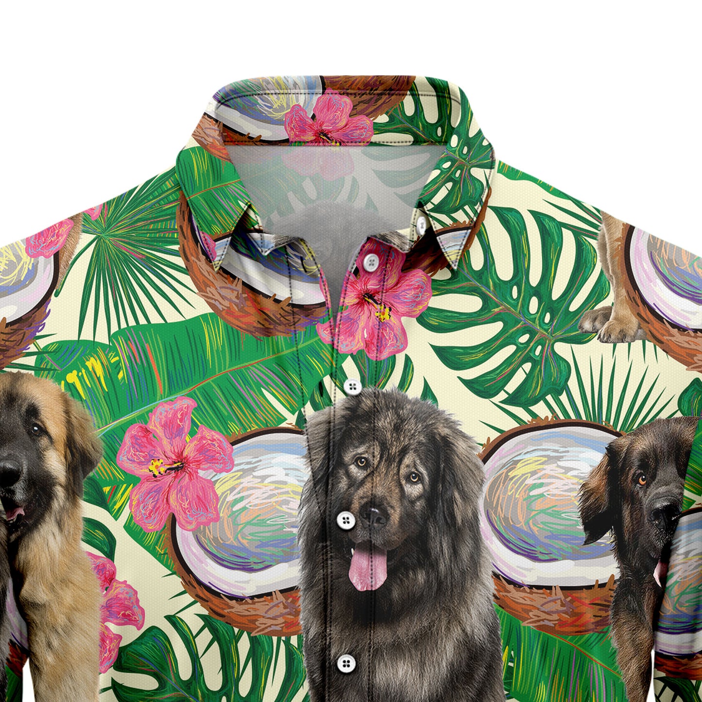 Leonberger Tropical Coconut G5731 Hawaiian Shirt