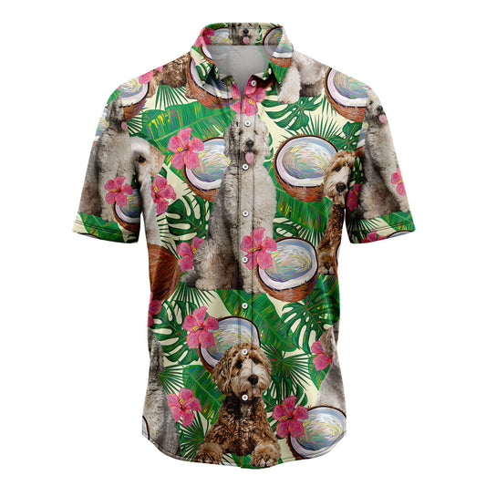 Labradoodle Tropical Coconut G5731 Hawaiian Shirt