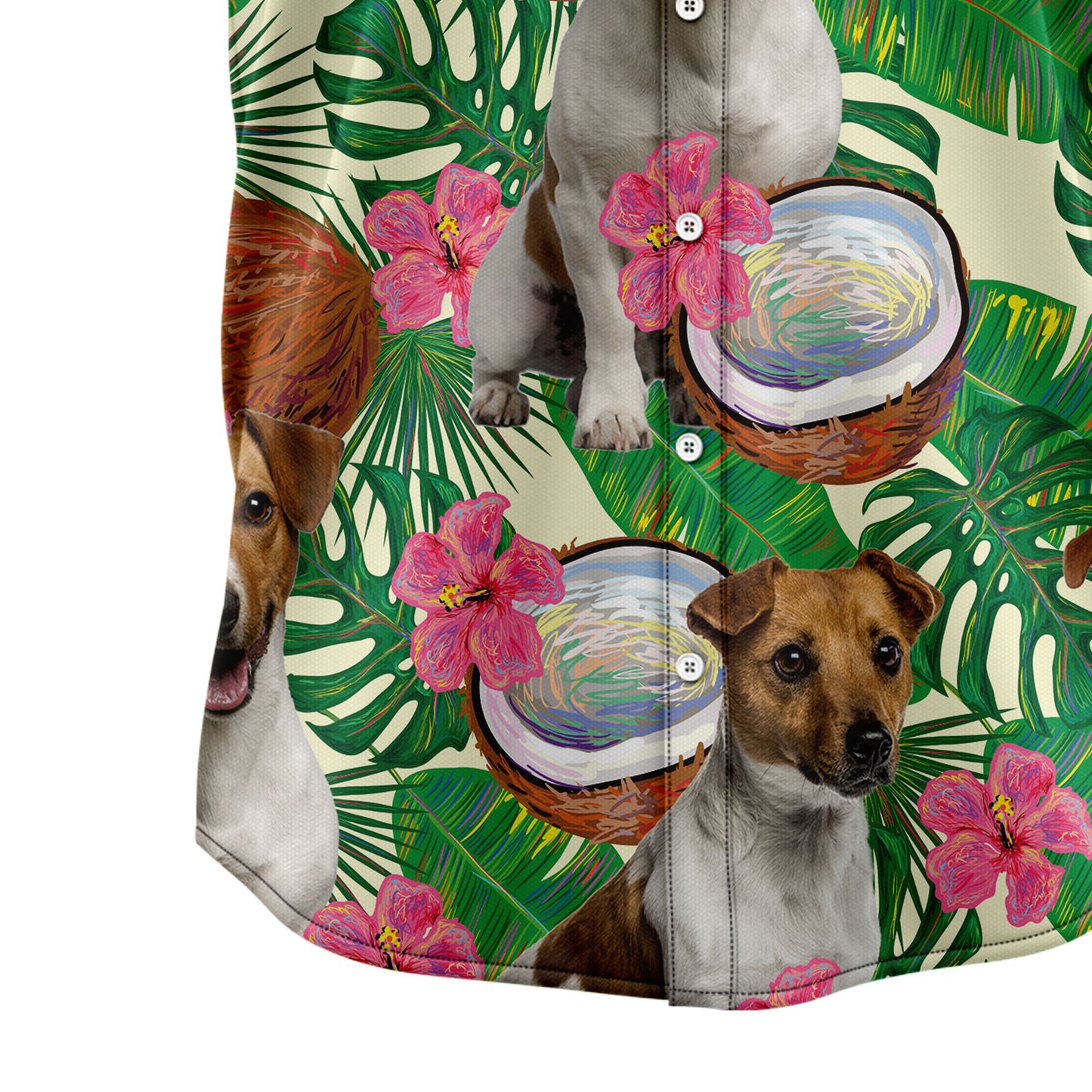 Jack Russell Terrier Tropical Coconut G5731- Hawaiian Shirt