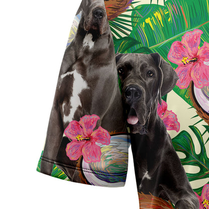 Great Dane Tropical Coconut G5731 Hawaiian Shirt