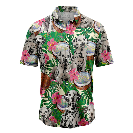 Dalmatian Tropical Coconut G5731 Hawaiian Shirt