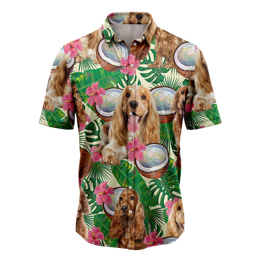 Cocker Spaniel Tropical Coconut G5731 Hawaiian Shirt