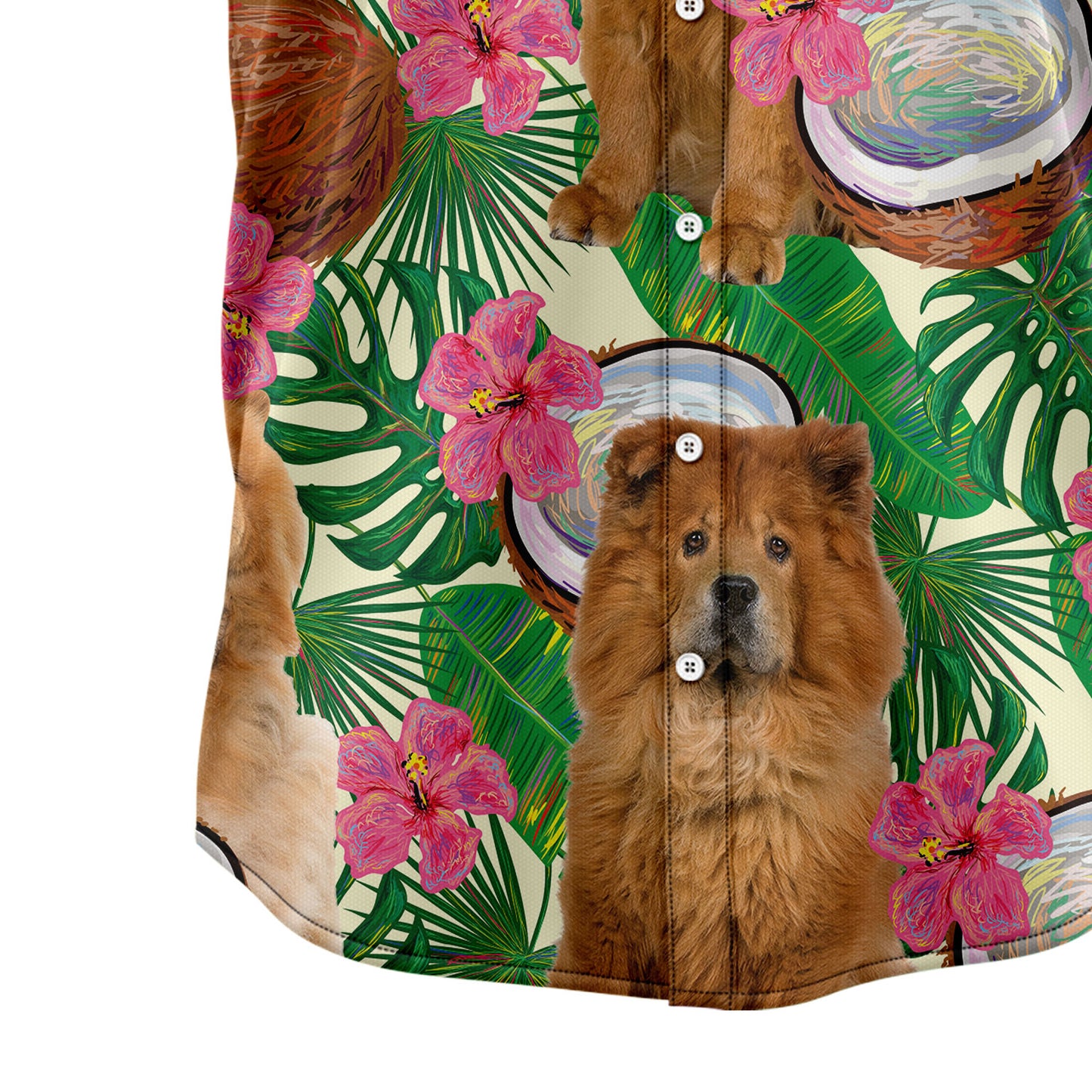 Chow Chow Tropical Coconut G5731 Hawaiian Shirt