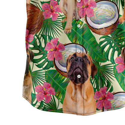 Bullmastiff Tropical Coconut G5731 Hawaiian Shirt