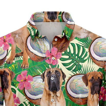 Bullmastiff Tropical Coconut G5731 Hawaiian Shirt