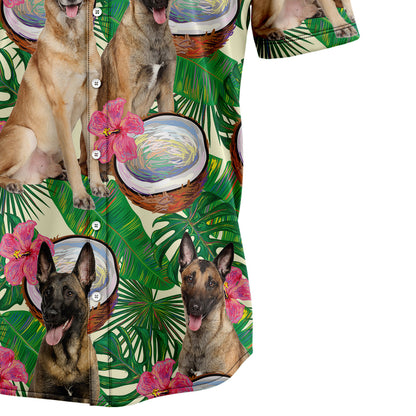 Belgian Malinois Tropical Coconut G5731 Hawaiian Shirt