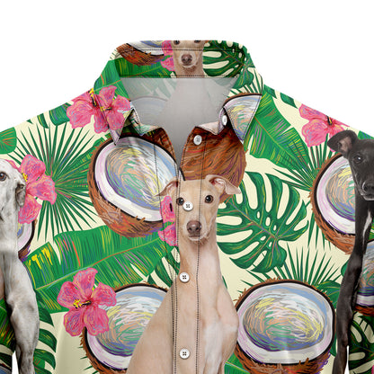 Greyhound Tropical Coconut G5731 Hawaiian Shirt